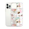 Protect your iPhone® with the stylish Parasol Bunny iPhone® Clear Case, featuring cute bunny designs and a flexible fit.