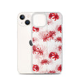 Sleek Higanbana iPhone® Clear Case with floral design protects against scratches and dust, easy to install and remove.