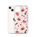 Stylish Sugar Sweetheart iPhone® Clear Case features a cute design, offering protection from scratches and dirt.