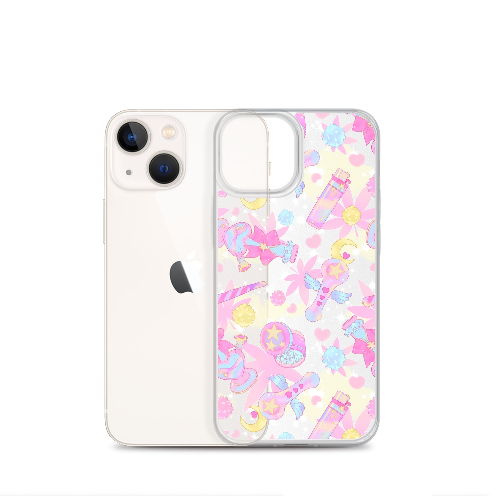 Protect your phone in style with the Indica Magica iPhone® Clear Case, featuring a flexible design and vibrant patterns.