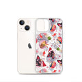 Sleek Matsuri iPhone® Clear Case featuring vibrant designs, protecting against scratches and dirt effortlessly.