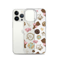 Protect your iPhone® in style with the Royal Cookie iPhone® Clear Case, featuring a charming cookie design.