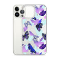 Stylish Butterfly iPhone® Clear Case featuring a colorful butterfly design, perfect for protection and style.