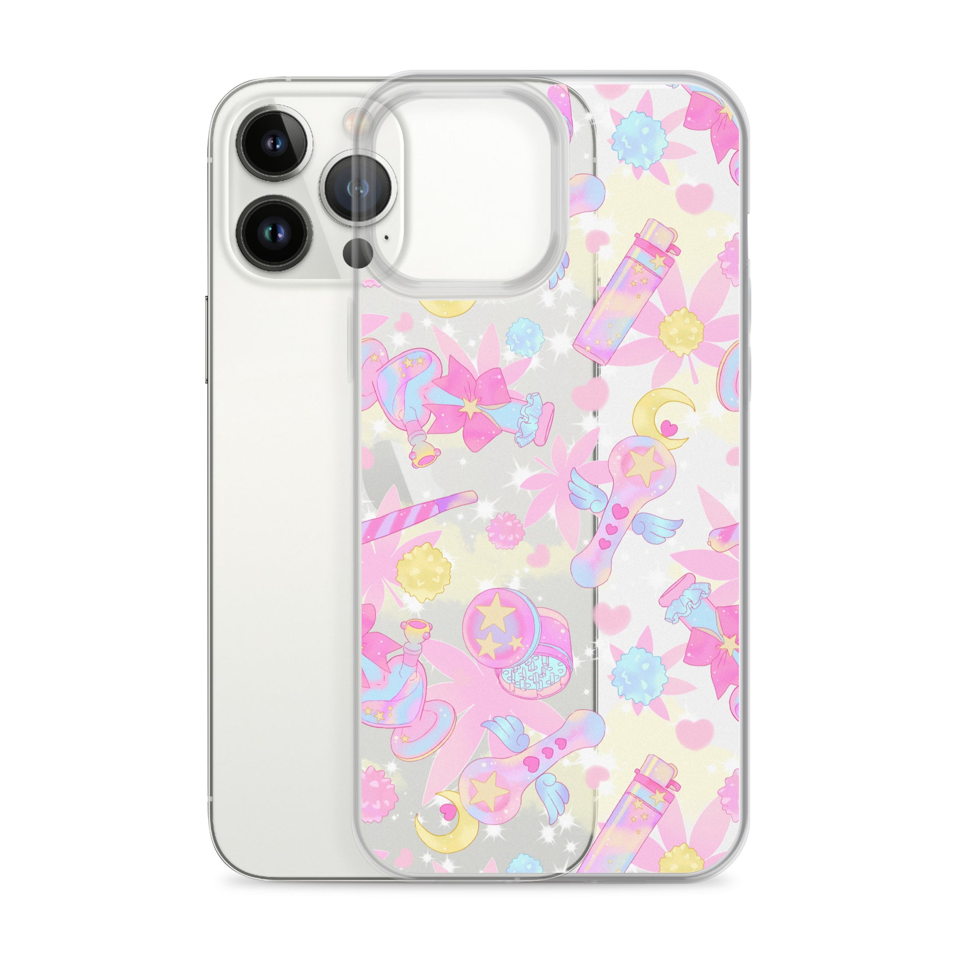 Protect your iPhone® stylishly with the Indica Magica iPhone® Clear Case, featuring vibrant designs and easy access.
