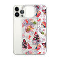 Protect your phone in style with the Matsuri iPhone® Clear Case featuring vibrant designs and durable materials.