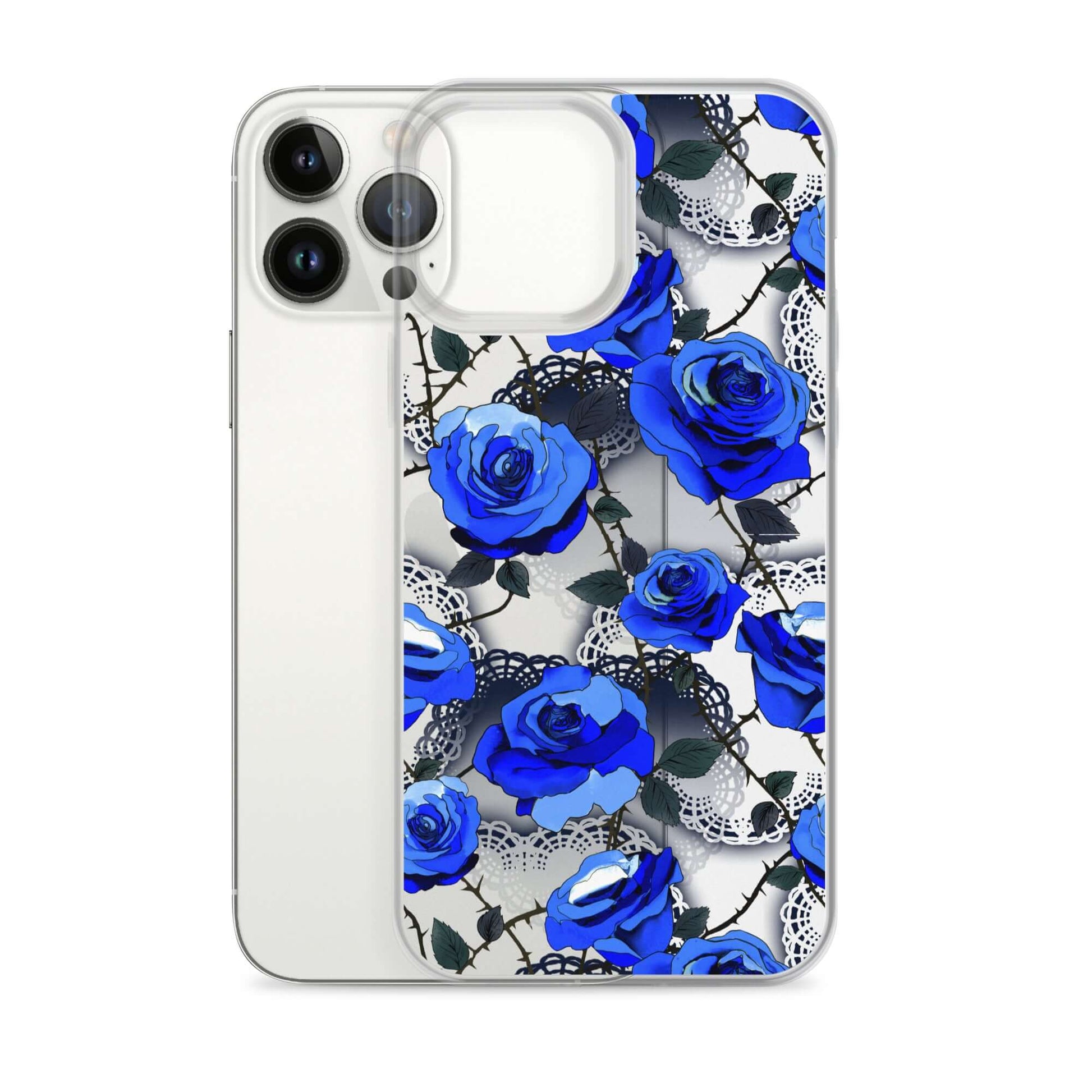 Sleek Enchanted Rose iPhone® Clear Case (Transparent) offers protection with stylish floral design for your device.