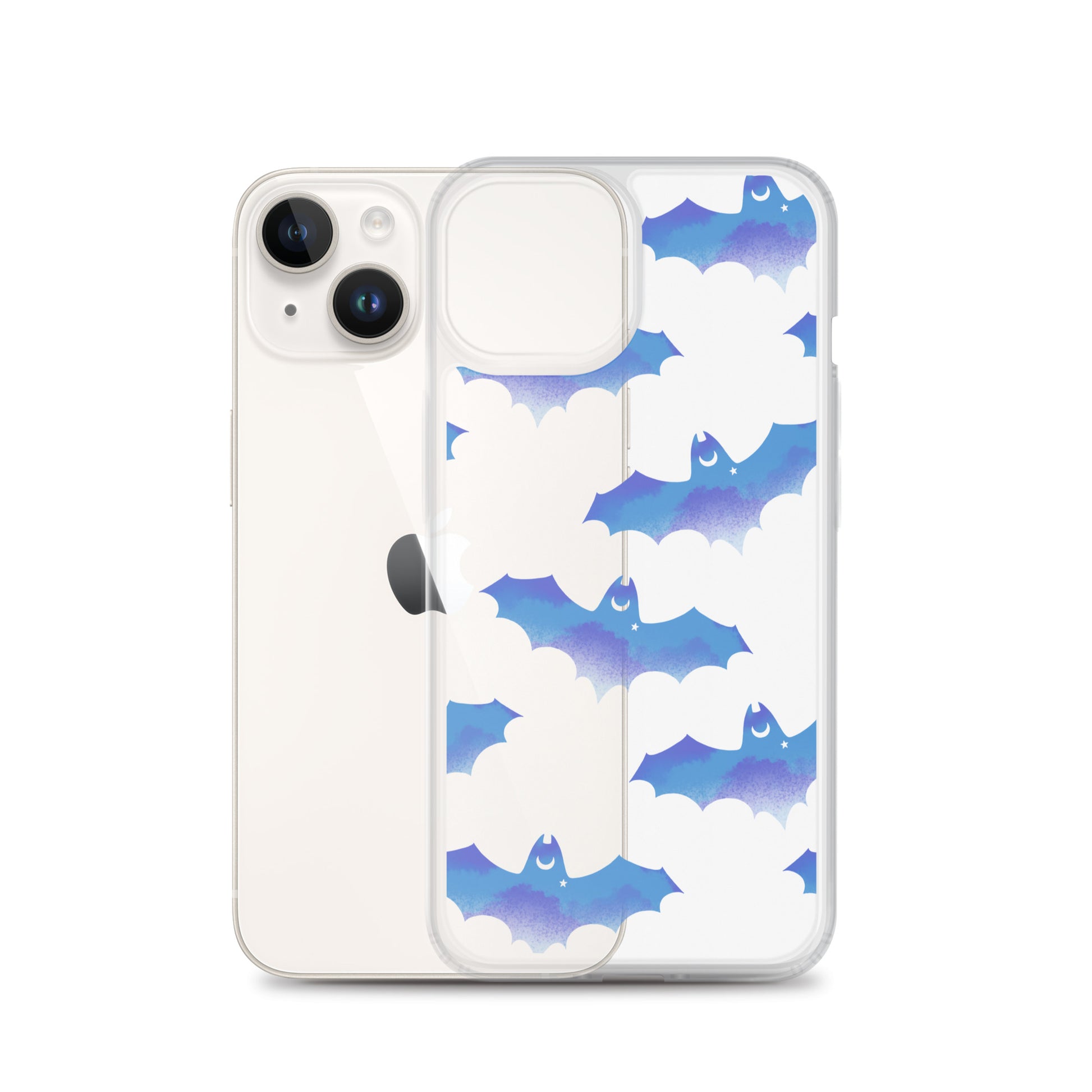 Sleek Lilith iPhone® Clear Case with solid back and flexible sides, protecting against scratches and dirt.