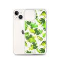 Kero-kero iPhone® Clear Case features a fun frog design, offering protection from scratches and easy access to ports.
