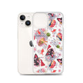 Matsuri iPhone® Clear Case showcases vibrant designs, offering protection against scratches and dust while maintaining style.