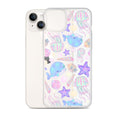 Sleek Under the Sea iPhone® Clear Case featuring colorful marine life, perfect for protection and style.