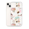 Sleek Parasol Bunny iPhone® Clear Case features adorable designs, protecting your phone from scratches and dirt.