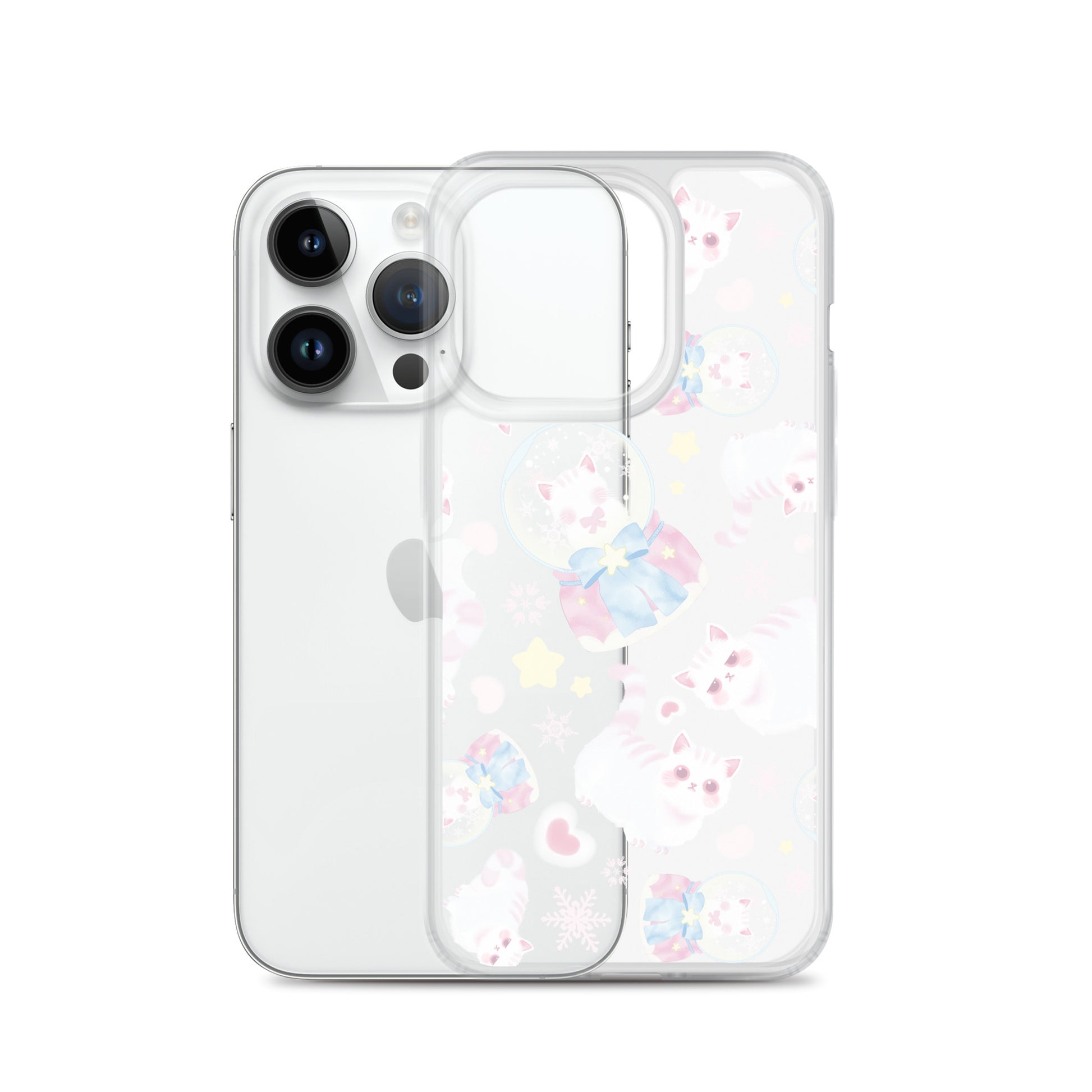 Sleek Snow Kitten iPhone® Clear Case offers protection from scratches and dust with a stylish design for your device.