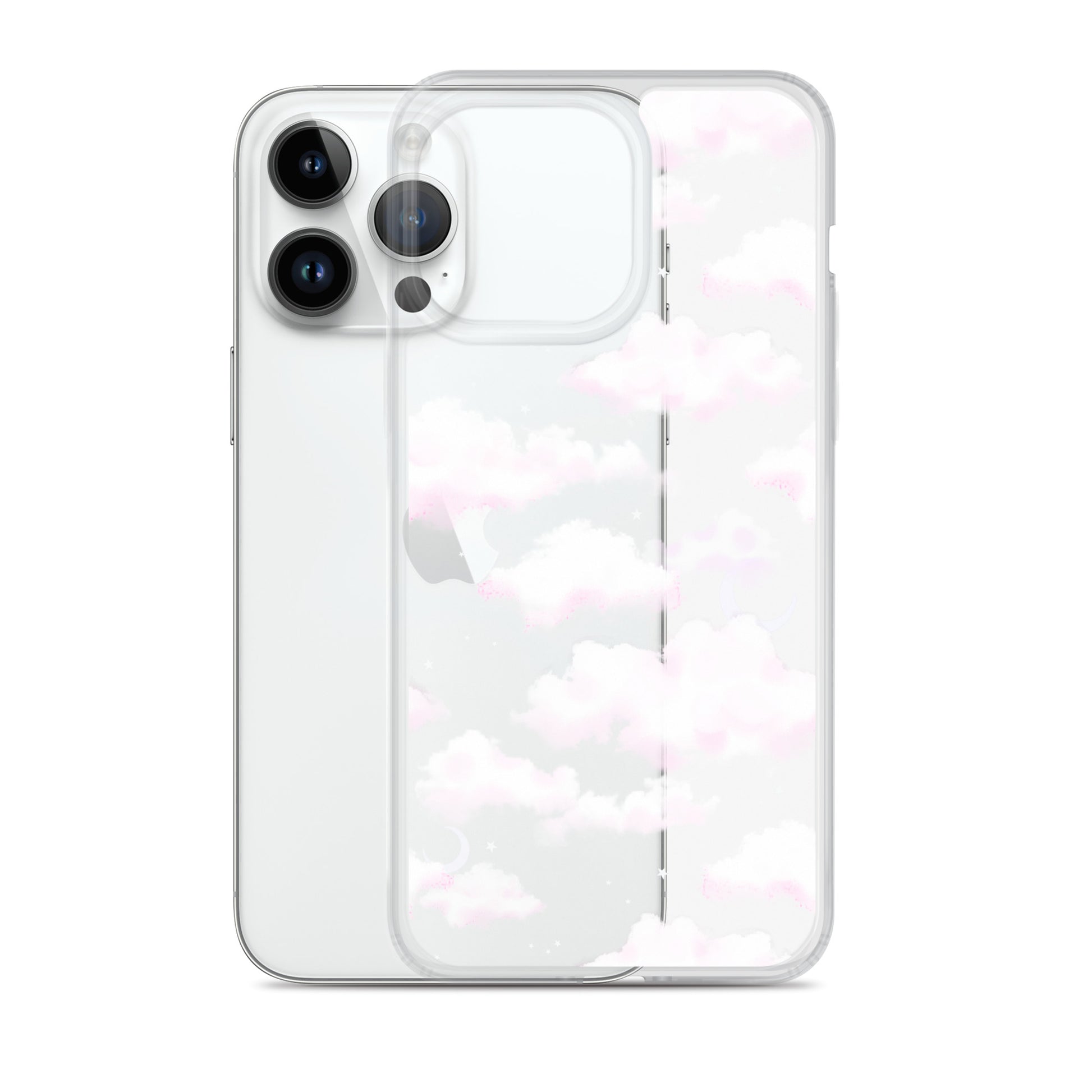 Protect your iPhone® with the stylish Cloudy Sky iPhone® Clear Case, featuring a flexible design and vibrant cloud pattern.