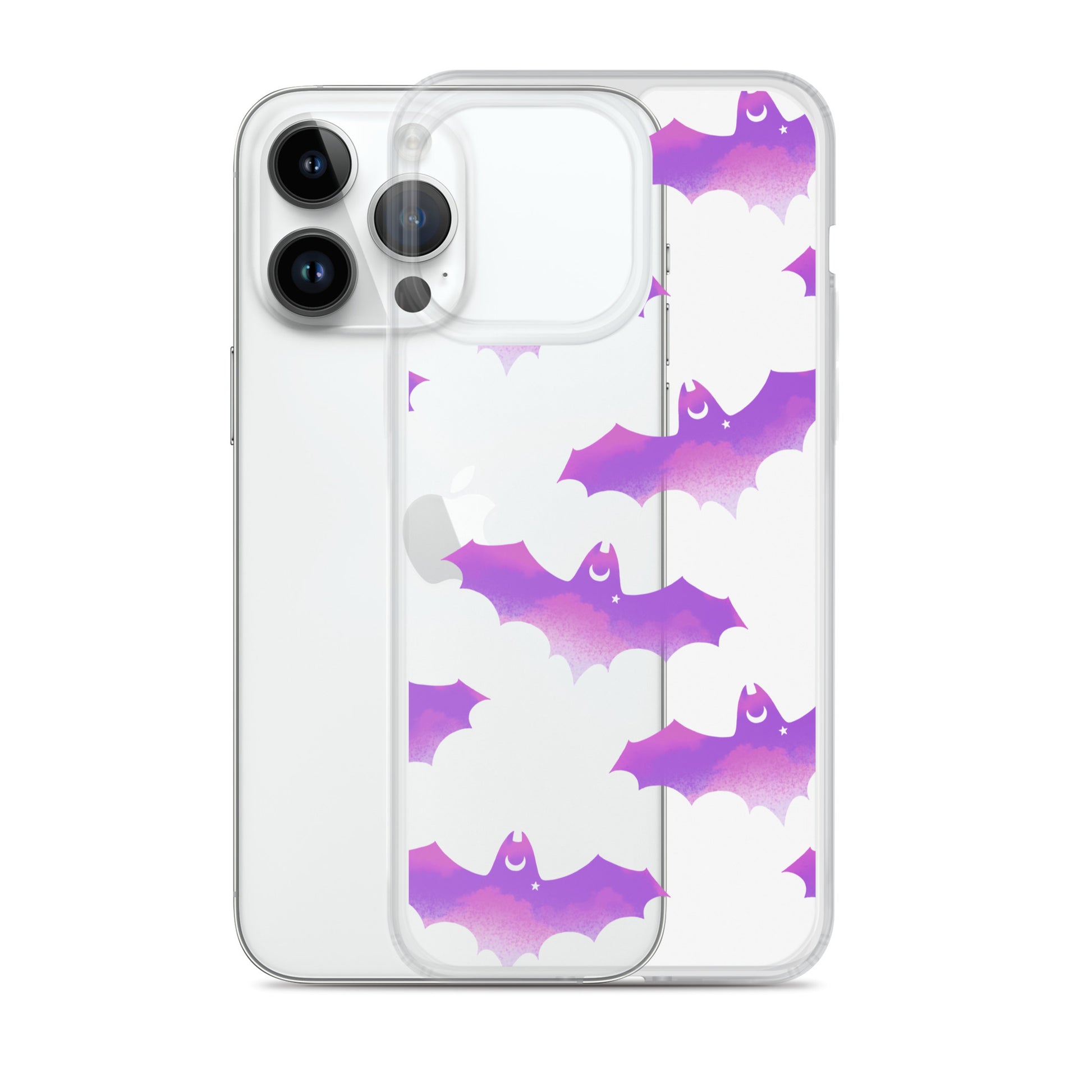 Sleek Aensland iPhone® Clear Case featuring a solid back and flexible sides for optimal protection and style.