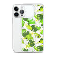 Kero-kero iPhone® Clear Case features a vibrant frog design, protecting your phone from scratches and dirt.
