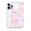 Stylish Indica Magica iPhone® Clear Case with flexible sides, providing scratch protection and easy access to ports.