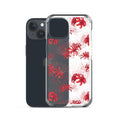Sleek Higanbana iPhone® Clear Case featuring flexible sides and a solid back for ultimate protection and style.