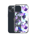 Stylish Butterfly iPhone® Clear Case featuring vibrant butterflies, designed for protection and easy handling.