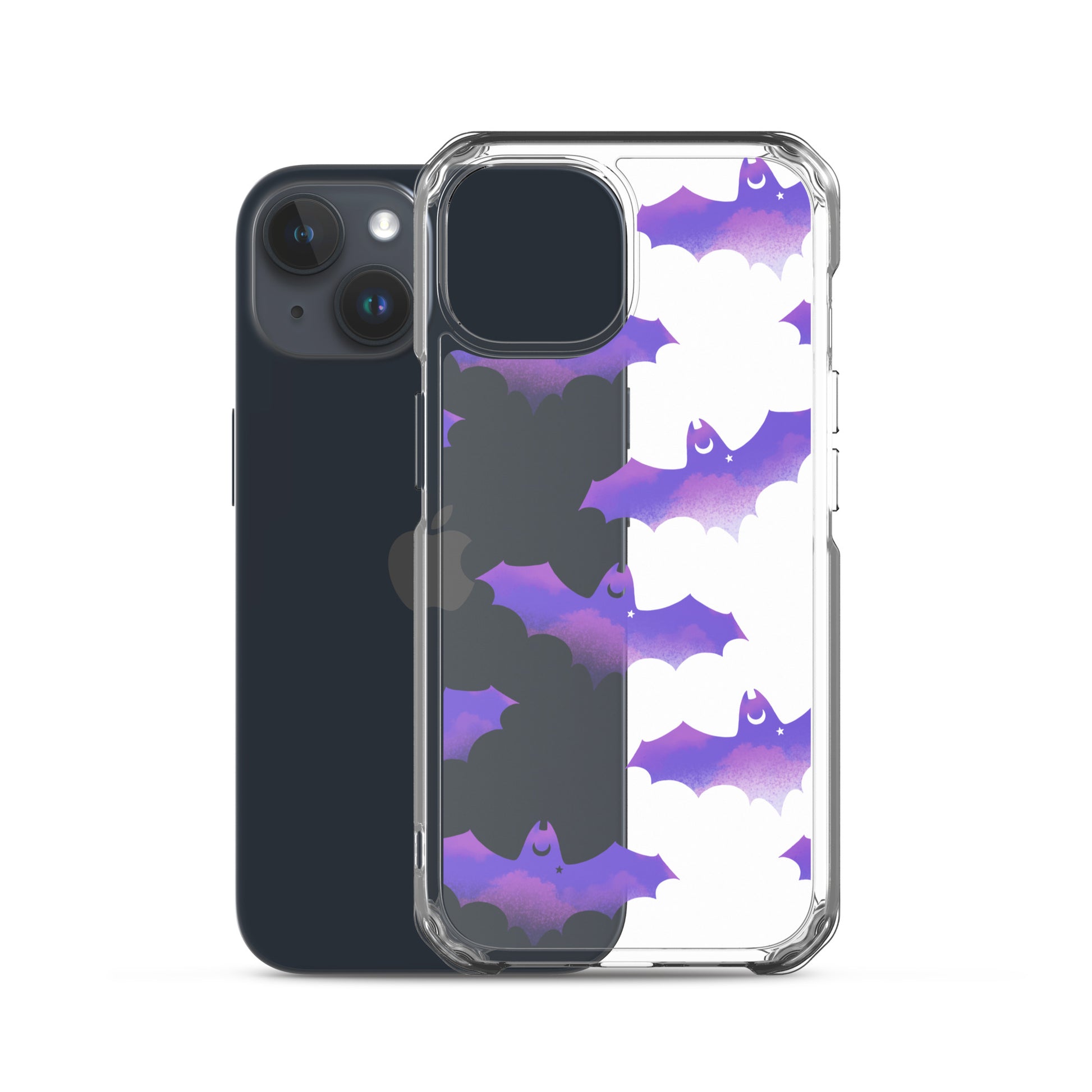Morrigan iPhone® Clear Case features a stylish design, offering protection from scratches and easy access to ports.