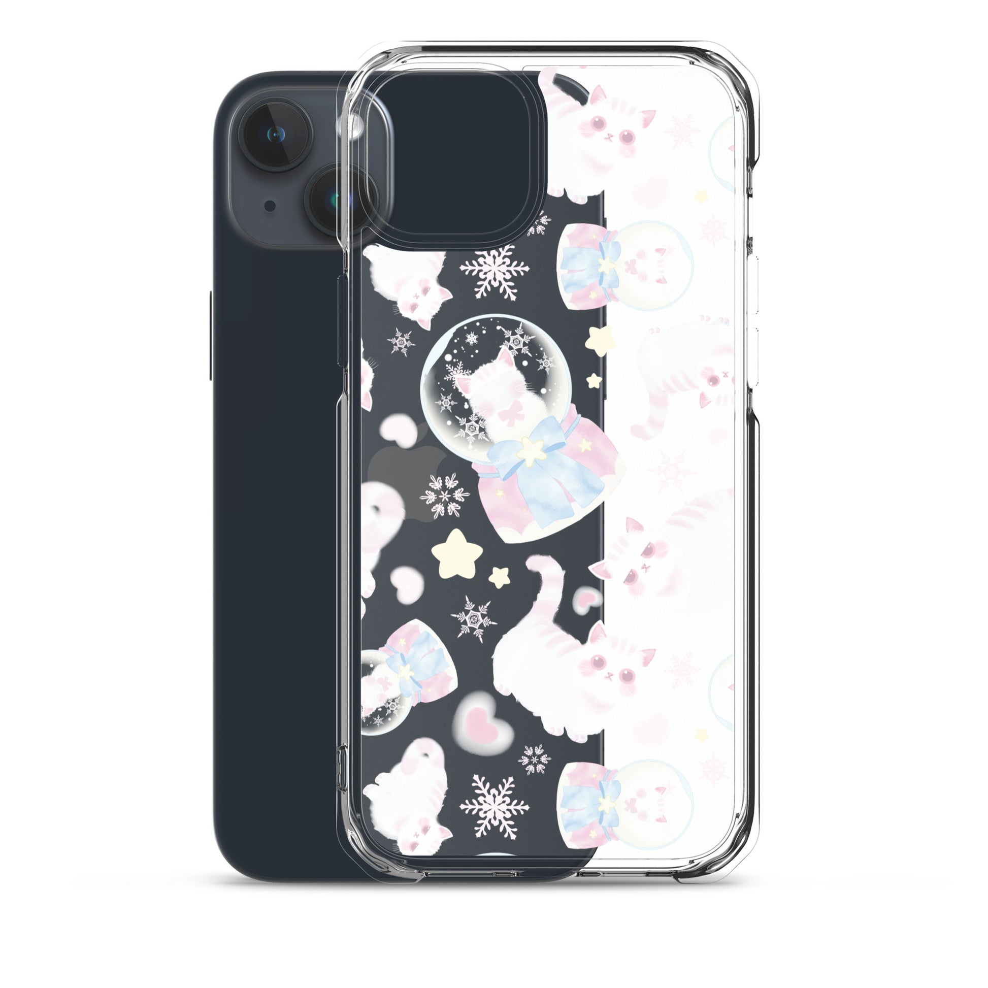 Cute and protective, the Snow Kitten iPhone® Clear Case features a sleek design and easy access to ports.