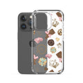 Stylish Royal Cookie iPhone® Clear Case featuring a unique design, offering protection from scratches and dirt.