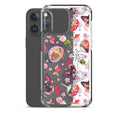 Stylish Matsuri iPhone® Clear Case with protective polycarbonate back and flexible sides for easy handling.