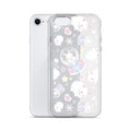 Protect your iPhone® in style with the Snow Bunny iPhone® Clear Case, featuring a cute design and flexible sides.