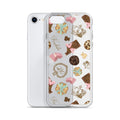 Stylish Royal Cookie iPhone® Clear Case featuring a sleek design for optimal protection from scratches and dirt.