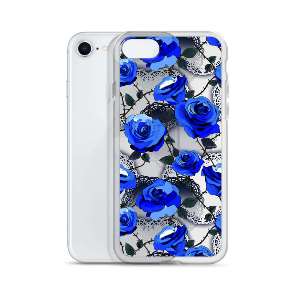 Enchanted Rose iPhone® Clear Case (Transparent) offers stylish protection with a sleek design and precise cutouts.