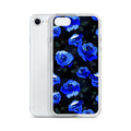 Sleek Enchanted Rose iPhone® Clear Case featuring a solid back and flexible sides for ultimate protection and style.