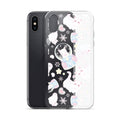 Stylish Snow Kitten iPhone® Clear Case offers protection with a flexible design and adorable cat graphics.