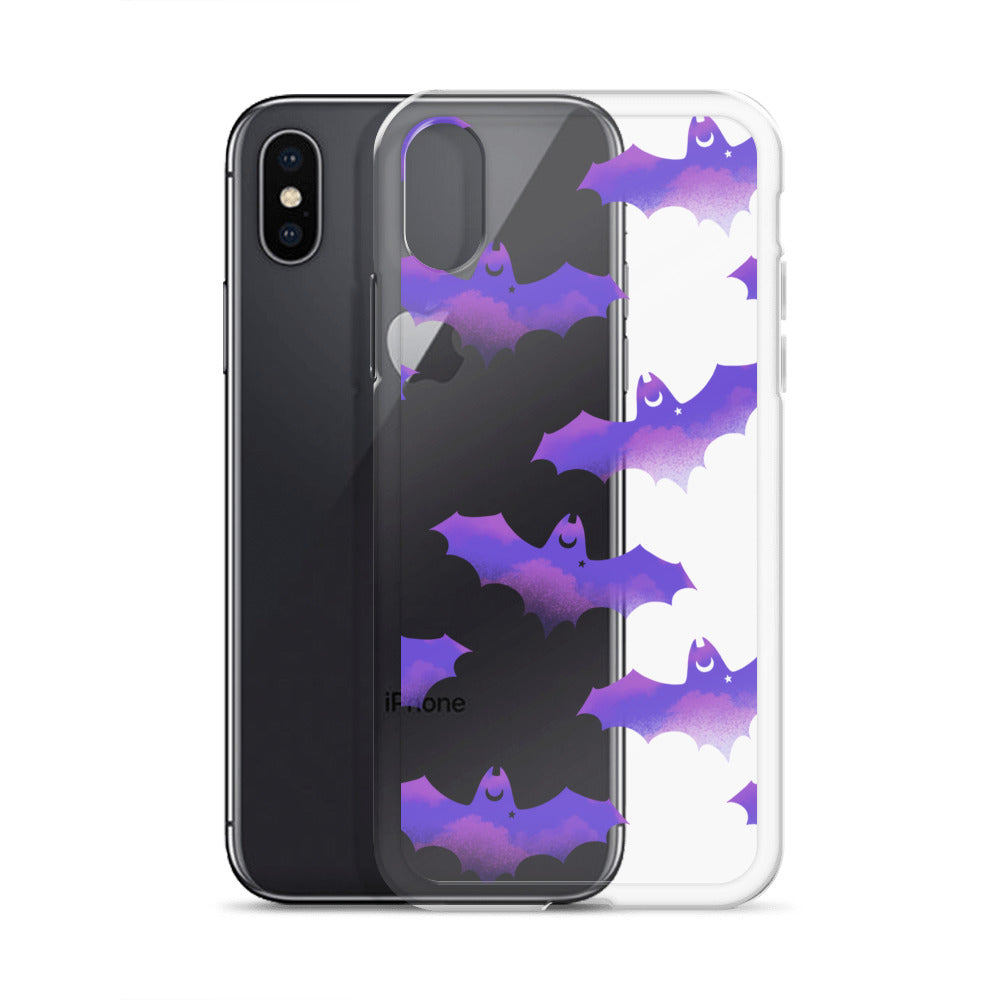 Morrigan iPhone® Clear Case showcasing a sleek design with protective features against scratches and dirt.