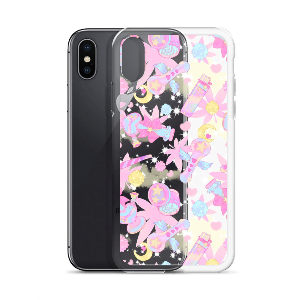 Protect your iPhone® with the stylish Indica Magica iPhone® Clear Case, designed for durability and easy access.