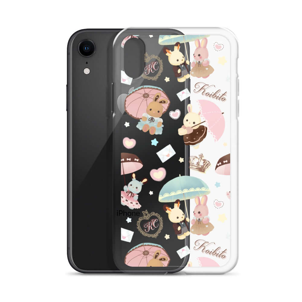 Parasol Bunny iPhone® Clear Case features adorable designs while protecting your phone from scratches and dirt.