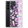 Colorful Glitter Gains Samsung® Clear Case showcases a flexible design, protecting your phone with style and durability.