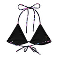 Stylish Axolotl Padded String Bikini Top featuring eco-friendly design and adjustable straps, perfect for summer fun.