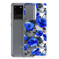 Protect your phone stylishly with the Enchanted Rose Samsung® Clear Case (Transparent), featuring a solid back and flexible sides.