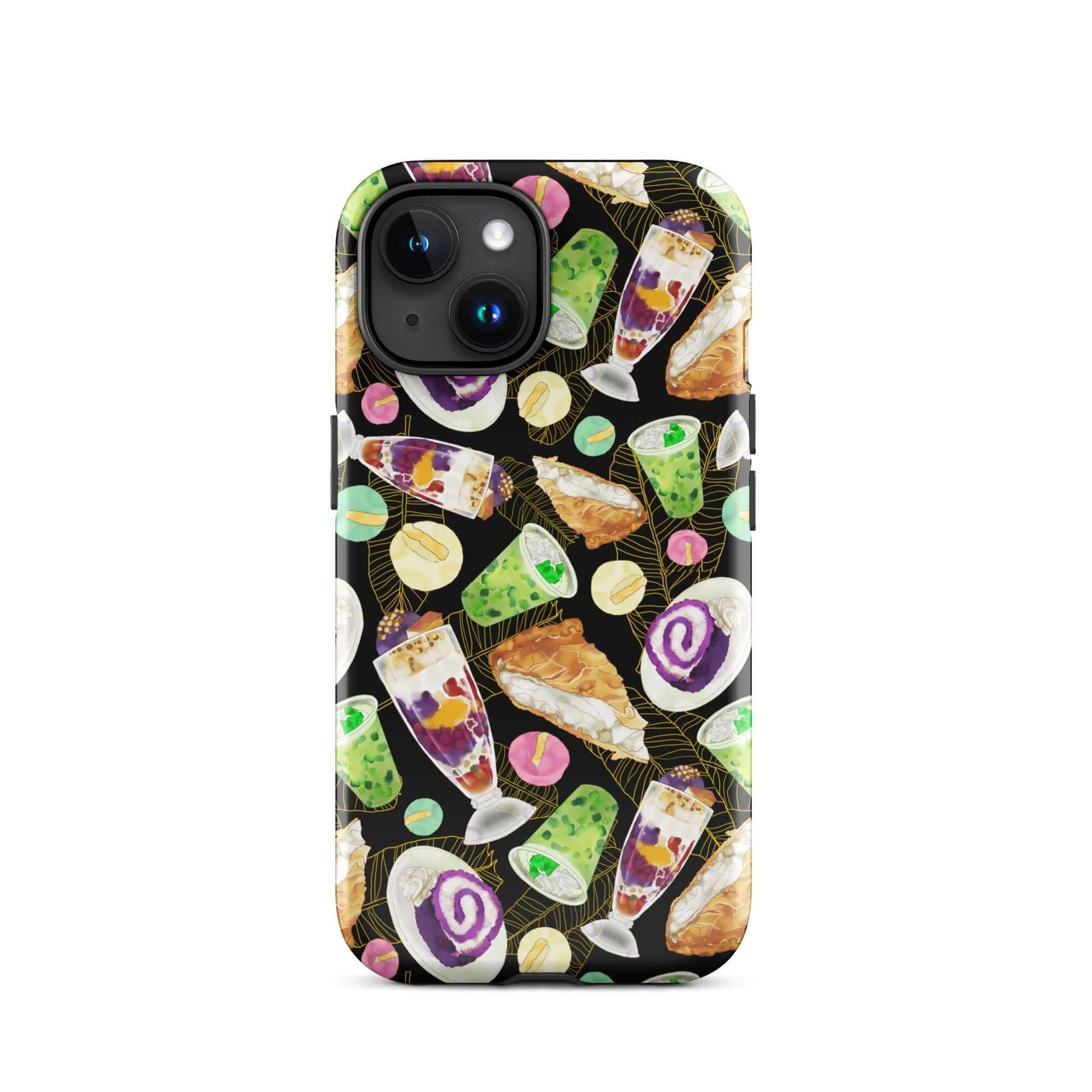 Colorful Filipino Dessert iPhone® Tough Case showcases vibrant treats, perfect for celebrating culinary love.
