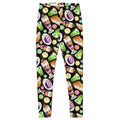 Charming Filipino Dessert Leggings feature a vibrant print inspired by beloved Filipino sweets and treats.