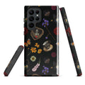Stylish Gothic Tea Time Samsung® Tough Case featuring floral and skull designs, perfect for protection and art.