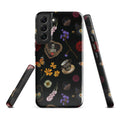 Gothic Tea Time Samsung® Tough Case features vibrant floral and skull designs, ensuring style and protection for your phone.