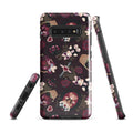Gothic Teddy Samsung® Tough Case features a unique design, offering durability and protection for your phone.