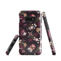 Stylish Gothic Teddy Samsung® Tough Case features durable, impact-resistant design for ultimate phone protection.