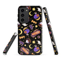 Halloween Treat Samsung® Tough Case featuring colorful spooky designs for stylish, durable phone protection.