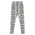 High-waisted Queen's Beloved Kitty Leggings feature a regal cat print, perfect for stylish comfort and flair.