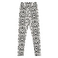 High-waisted Queen's Beloved Kitty Leggings feature a regal cat print, perfect for comfort and style.