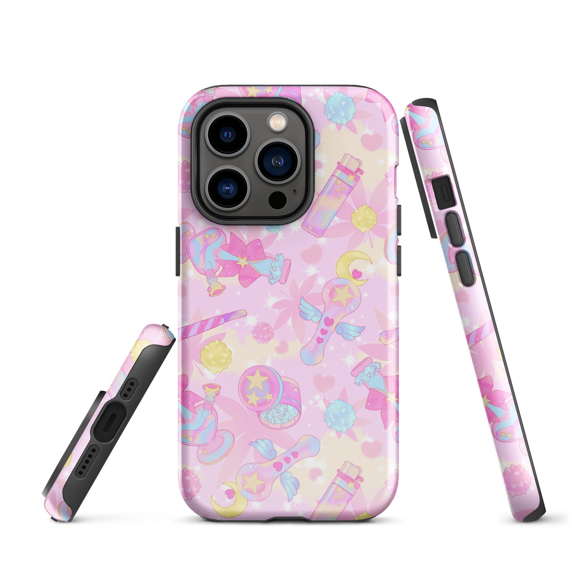 Colorful Indica Magica iPhone® Tough Case featuring a durable design for stylish phone protection and impact absorption.