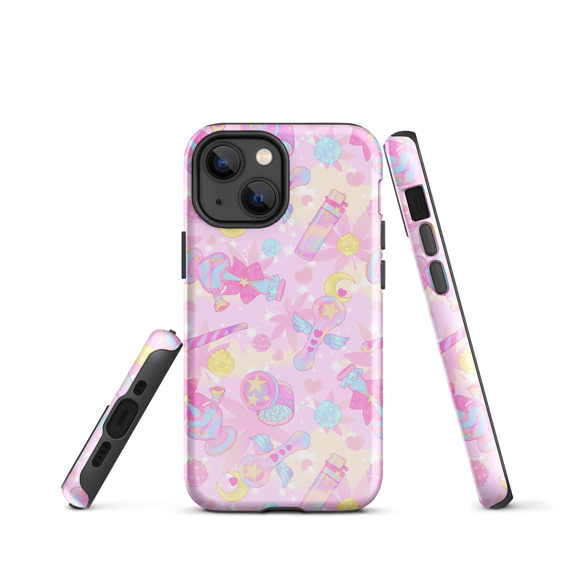 Stylish Indica Magica iPhone® Tough Case offers dual-layer protection with a vibrant design for year-round safety.