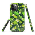 Stylish Kero-kero iPhone® Tough Case featuring vibrant frog design, offering durable, dual-layer protection.
