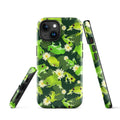 Kero-kero iPhone® Tough Case features a vibrant frog design, offering stylish protection and durability for your phone.